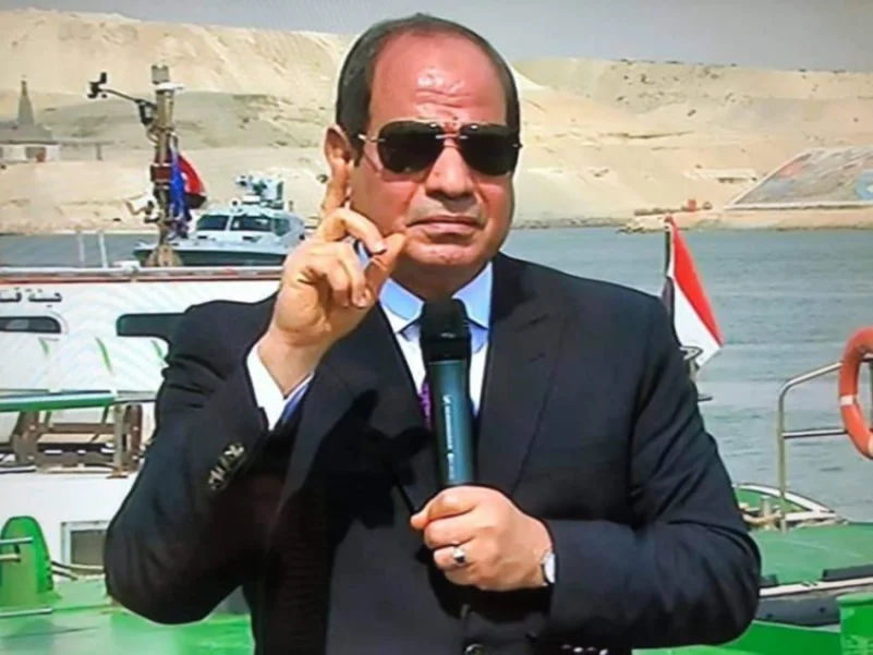 السيسي :  لا يستطيع أحد أخذ نقطة مياه من مصر