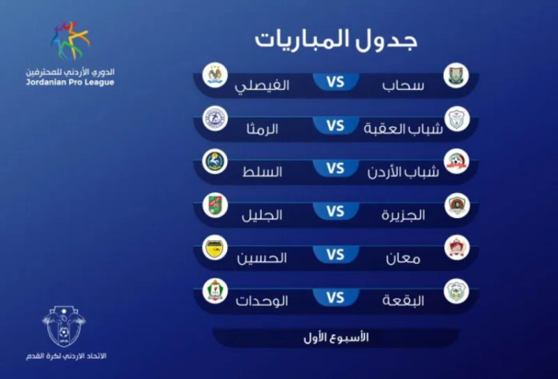 منافسات الدوري الأردني لكرة القدم موسم 2021 تنطلق غدًا