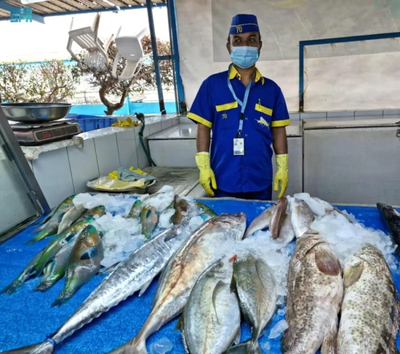 سوق السمك بجدة يستقبل 1.071 طن أسماك خلال الربع الأول من 2021