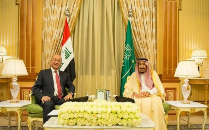 خادم الحرمين يتلقى تهنئة الرئيس العراقي بشهر رمضان