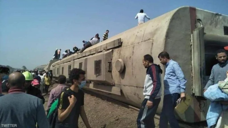 ارتفاع عدد قتلى حادث قطار مصر إلى 23
