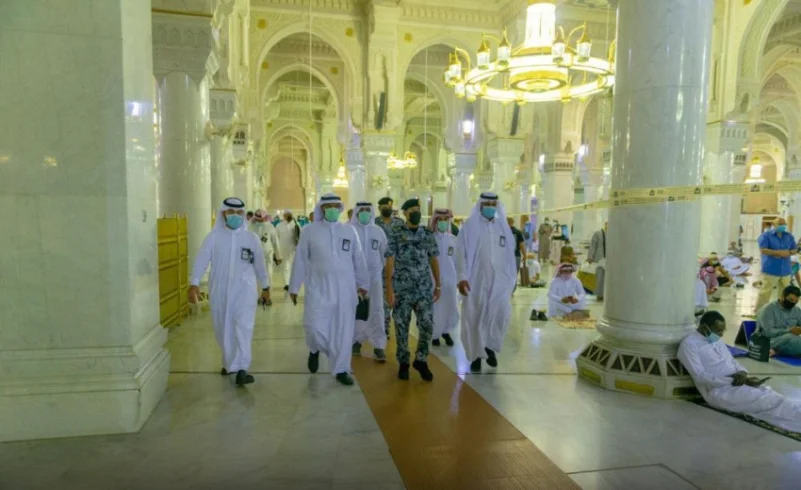افتتاح مصليات توسعة الملك فهد وسطح المسجد الحرام وفق الاجراءات الاحترازية