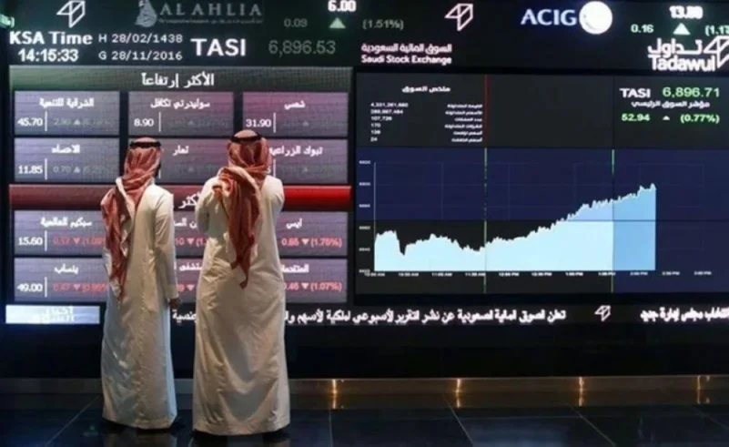 مؤشر سوق الأسهم السعودية يغلق مرتفعاً عند مستوى 10142.48 نقطة