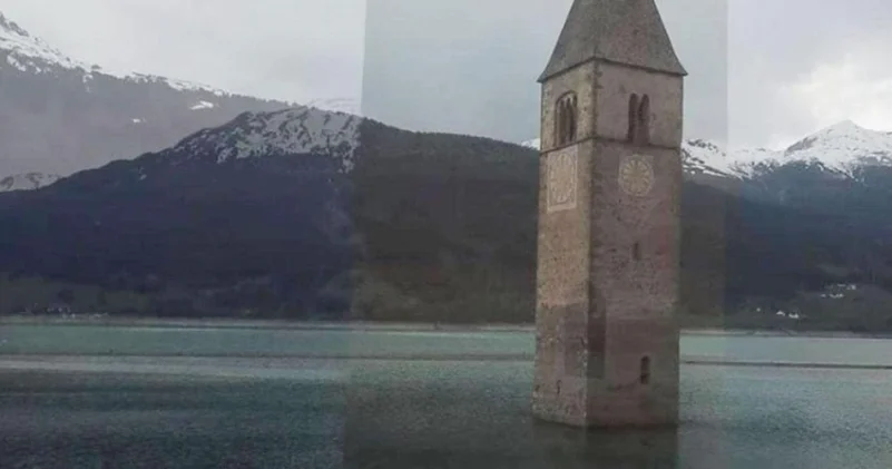 بالفيديو .. ظهور قرية إيطالية من تحت الماء بعد 70 عاما