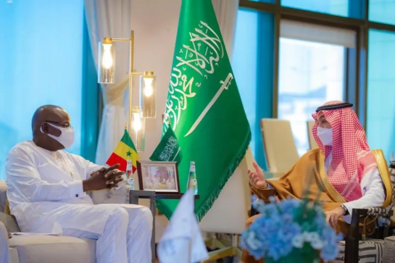 عبدالعزيز الفيصل يستقبل وزير الرياضة السنغالي