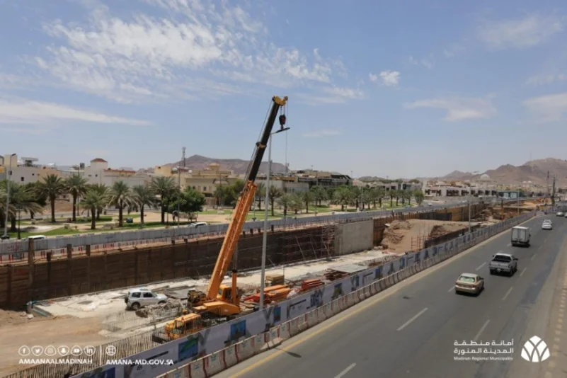 صور من تطوير البنية التحتية بالمدينة المنورة