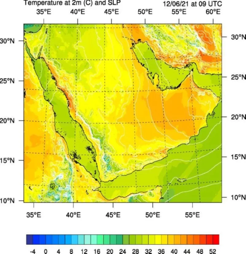ارتفاع ملموس في درجات الحرارة على منطقتي المدينة المنورة ومكة المكرمة