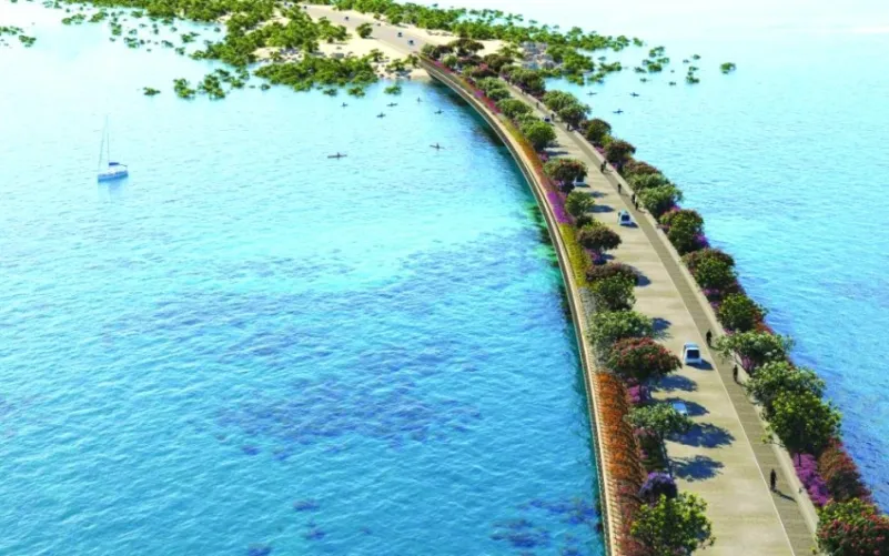 «البحر الأحمر» تدشن جسر جزيرة شريرة بطول 3.3 كم
