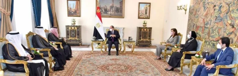 الرئيس المصري يستقبل وزير التجارة ويؤكد الحرص على تعزيز العلاقات مع المملكة