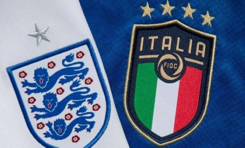 موقعة إنجلترا وإيطاليا في نهائي كأس أوروبا