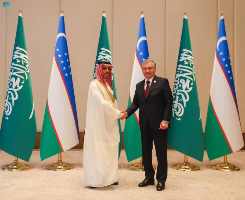 وزير الخارجية يبحث مع رئيس أوزبكستان تعزيز الاستثمارات الثنائية