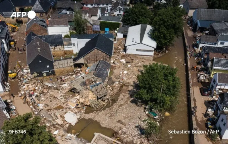 ارتفاع حصيلة ضحايا فيضانات المانيا إلى 165 قتيلا