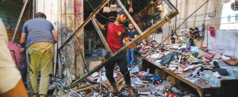 20  قتيلاً على الأقل في انفجار عبوة ناسفة ببغداد