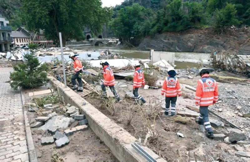 ارتفاع حصيلة ضحايا فيضانات ألمانيا إلى 165 قتيلا