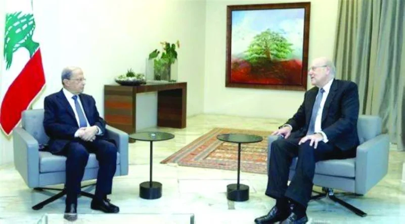 الرئيس اللبناني يكلف نجيب ميقاتي بتشكيل الحكومة