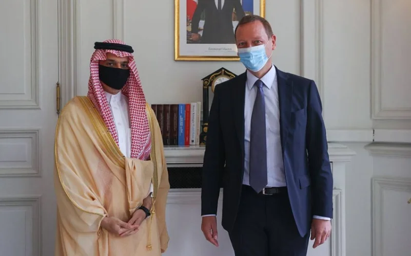 وزير الخارجية يلتقي مستشار الرئيس الفرنسي للشؤون الدبلوماسية