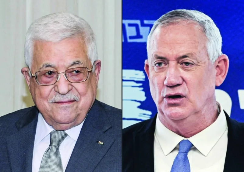 محادثات أولى بين عباس ووزير الدفاع الإسرائيلي