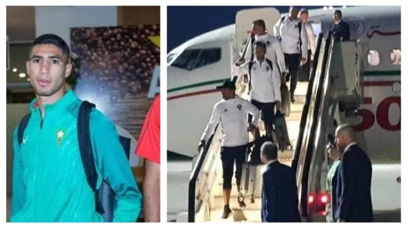 المنتخب المغربي يصل إلى بلاده بعدما كان عالقاً في غينيا