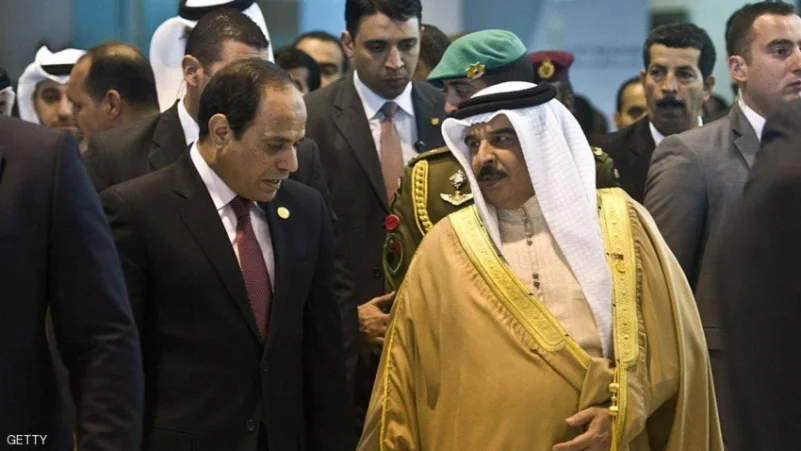 ملك البحرين والرئيس المصري يبحثان التطورات على الإقليمية والعربية