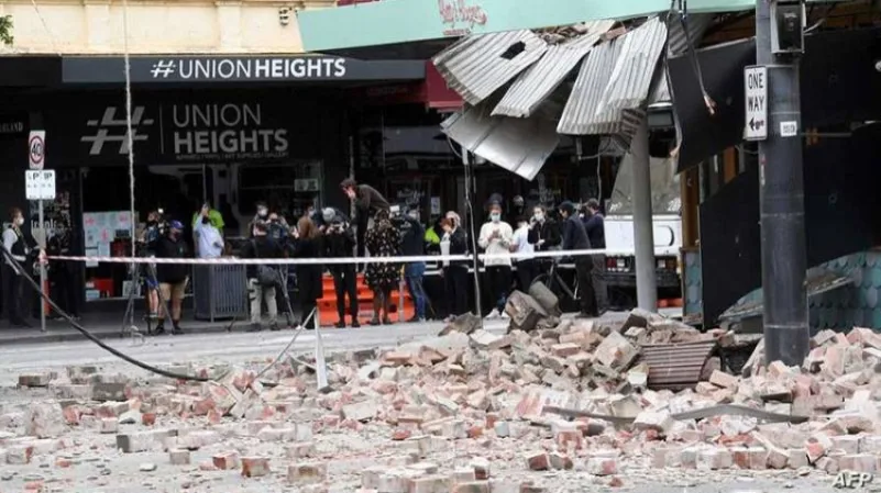زلزال بقوة 5.8 درجات يضرب أستراليا