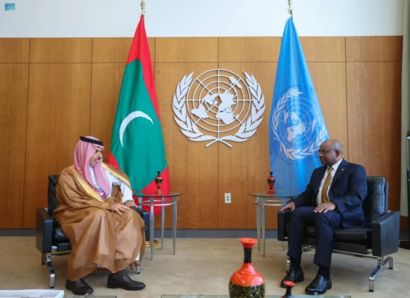 وزير الخارجية يناقش مع نظيره المالديفي العلاقات الثنائية