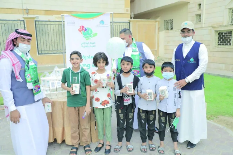 4 مبادرات تطوعية في احتفالات مكة باليوم الوطني