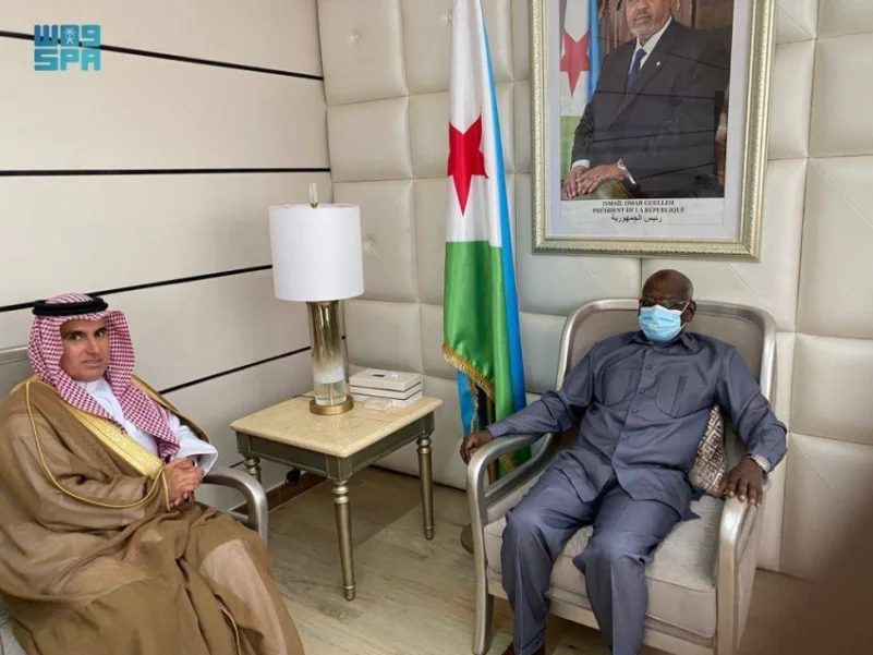 "المطر" يبحث مع رئيس وزراء جيبوتي القضايا المشتركة