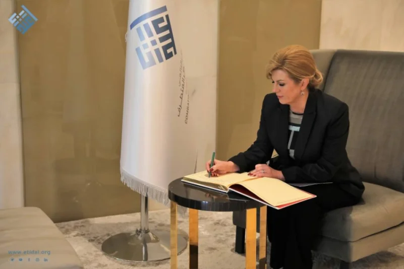 رئيسة كرواتيا السابقة تزور "اعتدال"