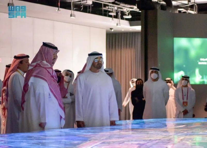 الأمير تركي بن محمد بن فهد يبحث سبل تطوير العلاقات مع ولي عهد أبوظبي