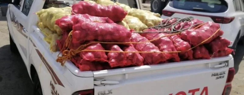 مداهمة الأسواق العشوائية وإتلاف 35 طناً من المواد الغذائية بمسقلة مكة