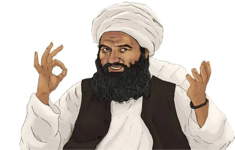 أول ظهور علني لقائد طالبان الأعلى هبة الله أخوند زادة