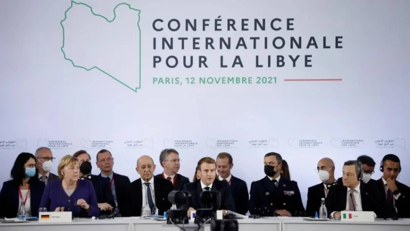 مؤتمر باريس يرفض التدخلات.. ويؤكد: انتخابات ليبيا في موعدها