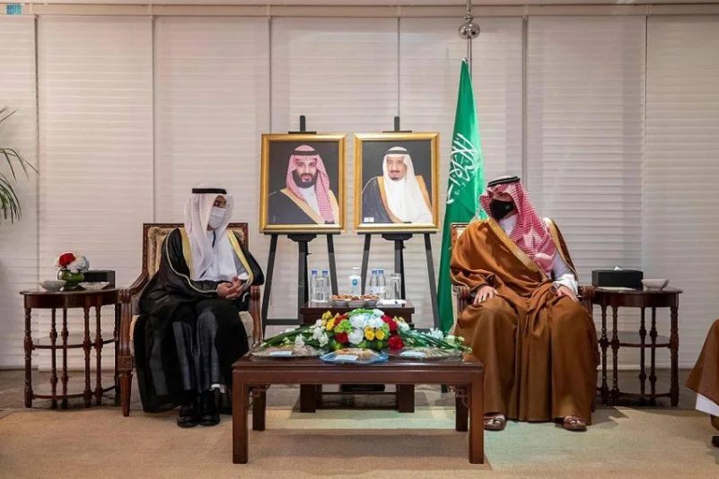 الأمير عبدالعزيز بن سعود يستقبل الأمين العام لمجلس التعاون الخليجي