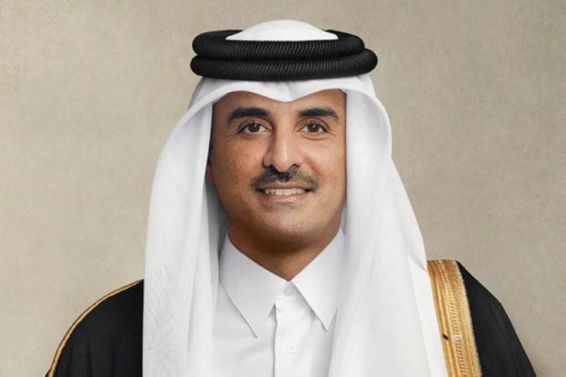 أمير قطر يشكر القيادة ويعبر عن ارتياحه لنتائج "قمة الرياض"