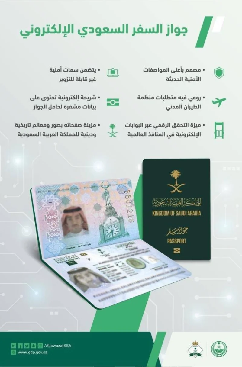 جواز السفر الالكتروني