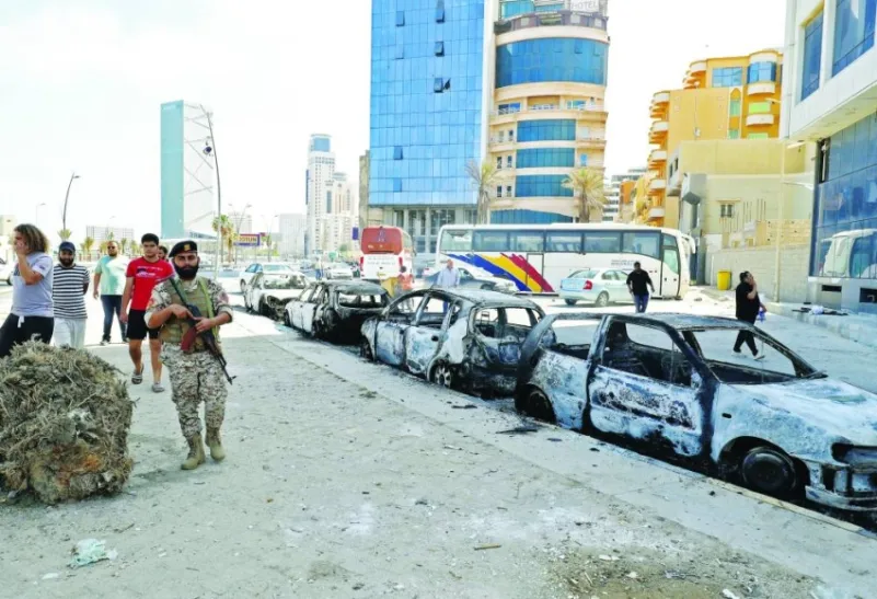 حكومة باشاغا تغادر العاصمة الليبية عقب اشتباكات مسلحة