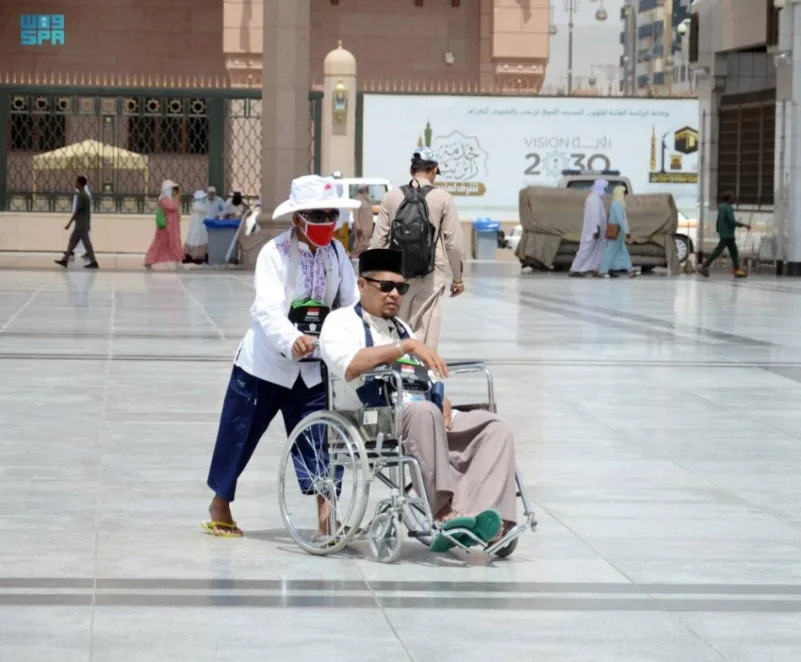 "شؤون المسجد النبوي".. أرقى الخدمات لذوي الإعاقة