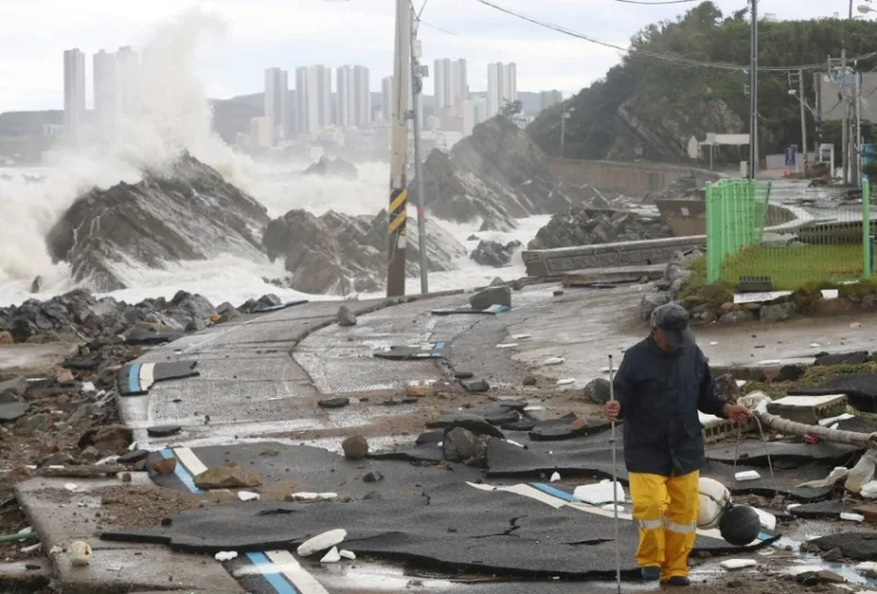 إجلاء الآلاف في كوريا الجنوبية مع وصول الإعصار هينامنور