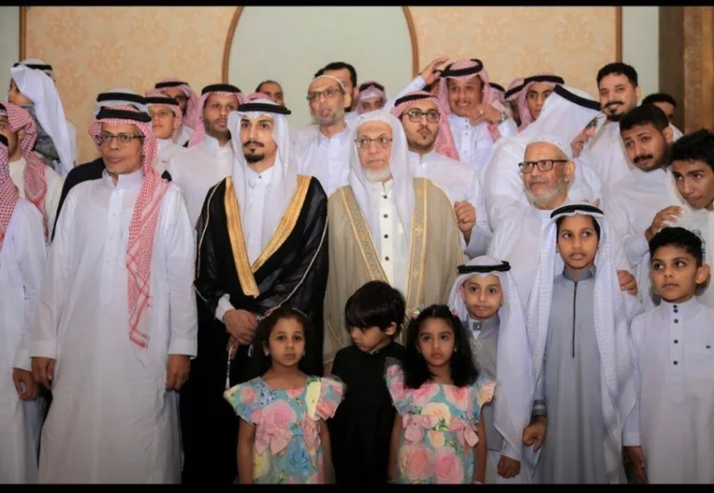 الشيخ عبد الله صنعان يحتفل بزواج ابنه صالح