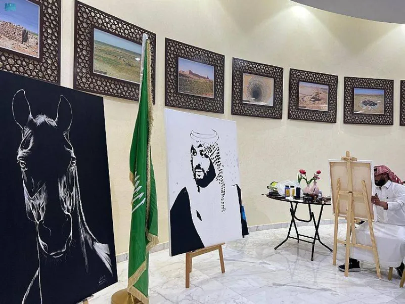 لوحات سعودية ناطقة بالفن