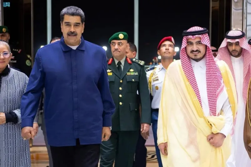 رئيس  فنزويلا يصل جدة