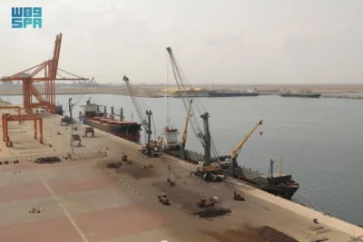 جازان تصدر 11 ألف طن من مادة سبك الحديد الصلب إلى إيطاليا جازان تصدر 11 ألف طن من مادة سبك الحديد الصلب إلى إيطاليا