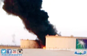 حريق بمحطة نفط «أرامكو» قرب الرياض وإصابة عدد من العاملين