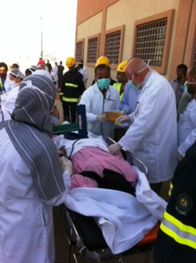 5 جهات في حريق وهمي بمستشفى ثار العام