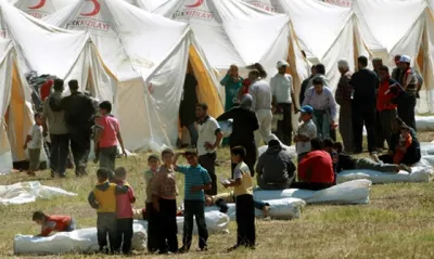 نظام الأسد يقطع المياه عن مخيمات اللاجئين الفلسطينين في سوريا 