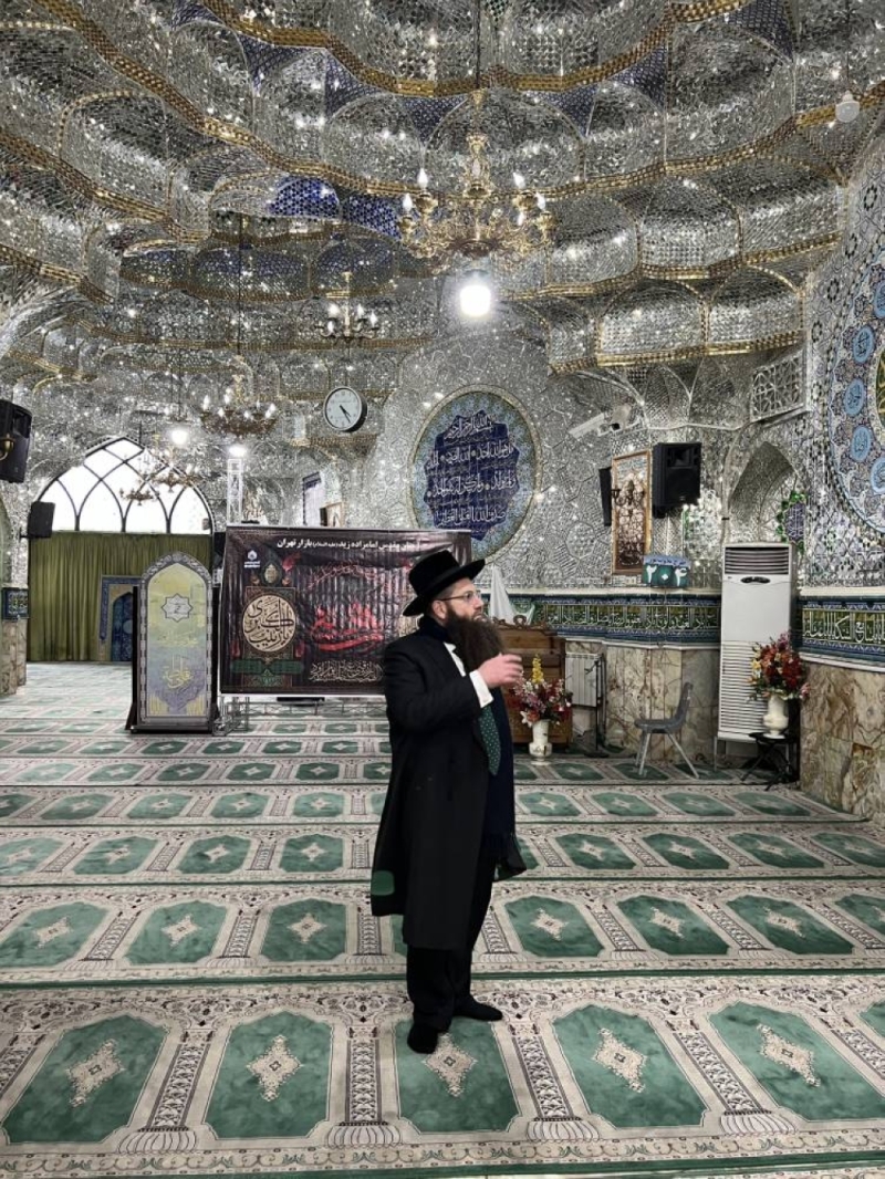 شاهد: حاخام إسرائيلي يزور إيران ويوثق رحلته بالصور