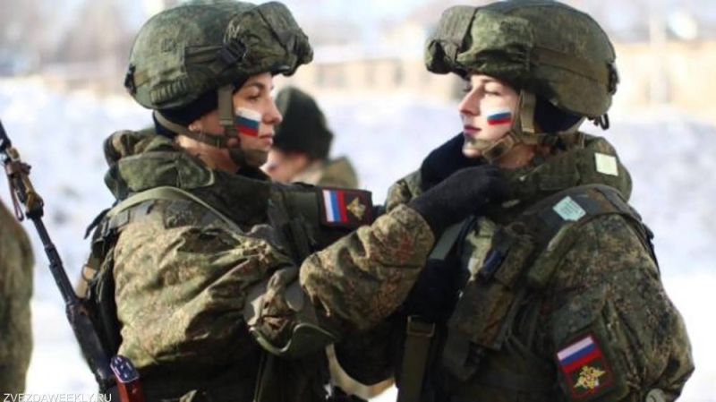 شاهد : حسناوات الجيش الروسي يتسابقن على لقب أجمل مقاتلة