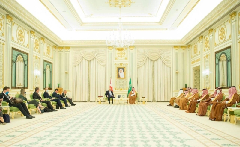 شاهد: ولي العهد‬⁩ ورئيس وزراء ⁧‫بريطانيا‬⁩ يعقدان جلسة مباحثات رسمية