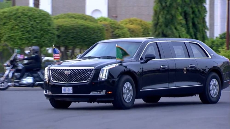 "الوحش".. معلومات مثيرة عن السيارة الرئاسية التي ركبها بايدن خلال زيارته إلى المملكة