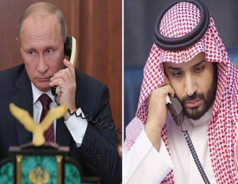 ولي العهد يتلقى اتصالاً هاتفياً من الرئيس بوتين